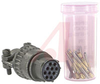 connector,metal circular,str plug w/cable clamp,size 12,10 #20 crimp socket cont - 70143478 - Allied Electronics, Inc.