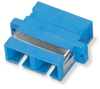 Fiber Optic Coupling, SC-SC, Rectangular Mounting, Multimode, Duplex, Bronze Sleeve, Plastic Flange - FOT118 - Visual Sound, Inc.