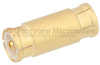Slide-On MMBX Plug to MMBX Plug Slide-On Adapter 9.7mm Long bullet, Gold Plated Bronze Body, High Temp, 1.15 VSWR -- FMAD1076
