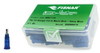 Fisnar QuantX™ 8001118 Straight Blunt End Needle Navy Blue 0.25 in x 12 ga - 8001118 - Ellsworth Adhesives
