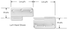 Hinges, Lift-Off Hinges-Slip Hinges, Stainless Steel -- 9299LH-32