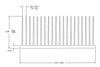 Extruded Heat Sink -- 10516-77