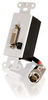 RapidRun&reg; Digital DVI-D + 3.5mm Audio Active Wall Plate - White -- 2212-42440-001 - Image