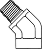 Street Elbow 45° -- 5503-32-32