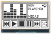 Lcd, Cog 240X128, Fstn Black On White; Resolution Midas -- 55W4183