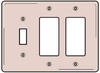 Standard Wall Plate -- NP1262AL - Image