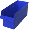 Store-More 8 Shelf Bin, Blue; Bin Colour Quantum Storage - 44AC6873 - Newark, An Avnet Company