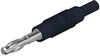 Conn, Banana, Plug, 6A, Solder, Blk; Gender Hirschmann Test And Measurement - 71AC1632 - Newark, An Avnet Company