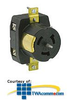 Leviton Single Locking Receptacle - CS83-69 - TelephoneStuff.com