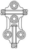 Substation Tee Connector - ABRRE050 - Penn-Union Corp.