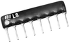 Resistor, Bussed Resistor Network, 5, 10Kohm, 2%, Sip; Resistance Tt Electronics/bi Technologies - 15M1036 - Newark, An Avnet Company