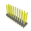 Headers, Male Pins - 612-MTSW-110-22-T-D-430-ND - DigiKey