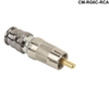 CONNECTEC RCA RG6 CCTV (Nickel) - CM-RG6C-RCA - Visual Sound, Inc.