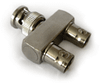 BNC (M) to 2 BNC (F) ?Y' Adapter - AD-BM/2BFY - Visual Sound, Inc.