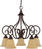 60-2892 Mid. Chandeliers-Glass Down - 402270 - Capital Lighting, Inc.
