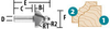 Edge Forming Bits, Classical Cove and Bead - 733126-0A - Makita USA, Inc.