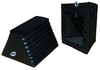 General-Purpose Rubber Wheel Chock with Cored Bottom, Heavy Trucks & Trailers - RC915 -- RC915 - Image