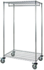 Cart, Garment Rack, Chrome; Height Quantum Storage - 42AC6367 - Newark, An Avnet Company