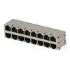 Modular/Ethernet Connector (RJ45) Jacks With Magnetics - 17-2496681-1-ND - DigiKey