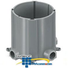 Hubbell Round Plastic Floor Box - PFB1 - TelephoneStuff.com