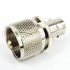 UHF Male (Plug) to BNC Female (Jack) Adapter, Nickel Plated Brass Body -- SM2136 - Image