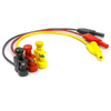 XB Wire Clamp to Shrouded Stacking Banana Plug - 643XB - E-Z-HOOK, a division of Tektest, Inc.