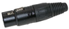 XLR 6 Pin Cable Mt(f) Blk/Gold Neutrik Connector - CA-NC6FXB - Visual Sound, Inc.