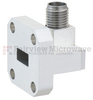 WR-28 to 2.92mm Female Waveguide to Coax Adapter UG-599/U Square Cover Standard with 26.5 GHz to 40 GHz Ka Band in Aluminum, Chem Film - FMWCA1020 - Fairview Microwave Inc.