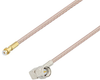 Snap-On MMBX Plug to SMA Male Right Angle Cable 24 Inch Length Using RG316 Coax - PE3C4027-24 - Pasternack