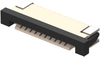 Ffc/fpc Connector, Receptacle, 4 Position, 1Row; Pitch Spacing Gct (Global Connector Technology) - 39T0722 - Newark, An Avnet Company