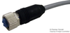 Sensor Cord, 4P, M12 Rcpt-Free End, 1.5M; Connector Type A Te Connectivity - 98X9108 - Newark, An Avnet Company