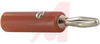 Banana Plug; Plug; Red; 1-9/16 in.; 5/16 in. - 70020793 - Allied Electronics, Inc.