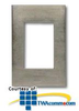 Leviton Acenti  Brushed Stainless Steel Wallplate - ACWM1-SS - TelephoneStuff.com