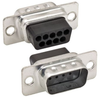 DB9 male crimp connectors tray 50 - DSB00021 - MilesTek Corporation