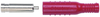 Banana Jack, 15A, Crimp/solder, Red; Gender Pomona - 29H4060 - Newark, An Avnet Company