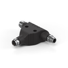 ZS2030-4812 | M12, T splitter, 1 x M12, plug, straight, male, L-coded – 2 x M12, socket, straight, female, L-coded, pin assignment 1:1 -  - Beckhoff Automation LLC