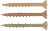 SQUARE FLAT DECK SCREWS W/NIBS & TYPE-17 POINT 2/3 THREAD CERAMIC COATED 1,200 HOUR + SALT SPRAY RESISTANT -- 515TAN - Image