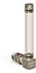 Vented Union Coupling Elbow Nylon Liquid Level Gage, 3 1/2” Sight Opening, 3/8” Male NPT Mounting Thread - B3641-30316BA3W - Oil-Rite Corp.