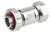 4.1/9.5 Mini DIN Male (Plug) to 4.1/9.5 Mini DIN Male (Plug) Adapter IP67 UnMated, Tri-Metal Plated Brass Body, 1.3 VSWR - SM4454 - Fairview Microwave Inc.