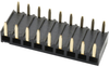 Conn, Rcpt, 9Pos, R/a, 1Row, 2.54Mm; Pitch Spacing Multicomp Pro - 51AC2972 - Newark, An Avnet Company