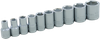 10 Pieces 6 Point Standard SAE Socket Set - 15010 - Gray Tools Canada Inc.
