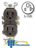 Leviton Duplex Receptacle, Self-Grounding (Package of 10) -- 5320-S - Image