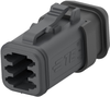 Automotive Housing, Plug, 6Pos, Black; Product Range Deutsch Te Connectivity - 55AJ2049 - Newark, An Avnet Company