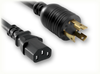 LOCKING NEMA L6-30P JAPAN to IEC-60320-C13 HOME // Power Cords // International Power Cords // Japan/Taiwan Power Cords - 3039.118 - Quail Electronics