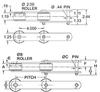 Part # 11190, US90R CHAIN - PLAIN - Image