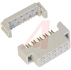 Socket; Pak 20 Wiremount; 1 mm pitch cable; Copper Alloy; 1 A; 1000 V (RMS) - 70114684 - Allied Electronics, Inc.