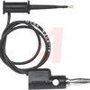 Test Clip; Contact-Stainless Steel; 22 AWG; Polypropylene; 36; 0.5 A; Black - 70198289 - Allied Electronics, Inc.