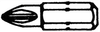 Drive Bit - 1-P2-R - Ebinger Manufacturing Corp.
