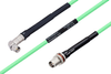 Temperature Conditioned SMA Male Right Angle to TNC Female Bulkhead Low Loss Cable 18 Inch Length Using PE-P142LL Coax - PE3M0154-18 - Pasternack
