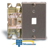 Suttle Stainless Steel Wall Jack Assemblies - 630-AD - TelephoneStuff.com